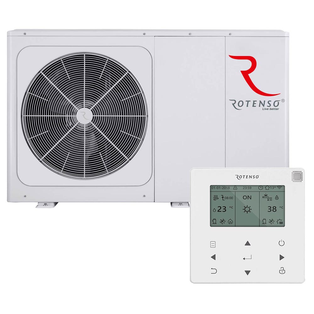 KP-77783e6b_1_cff9b7e5525eca3ca326b5aefcdb41e3.jpg Rotenso Aquami Monoblock Wi-Fi 14kW siltumsūknis gaiss-ūdens - Attēls 1